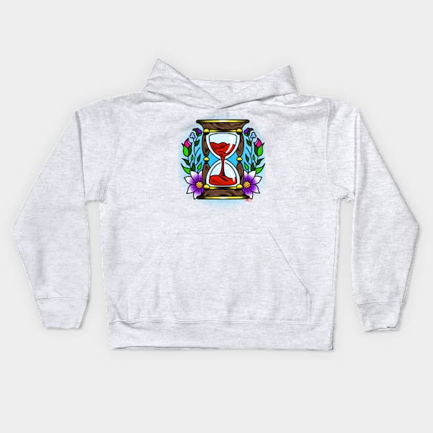 Hourglass Kids Hoodie by Glockink